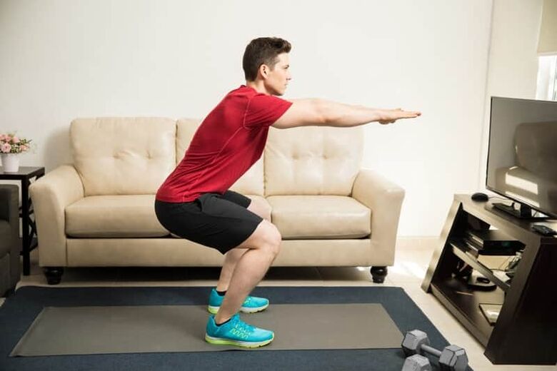 squats เพื่อเพิ่มศักยภาพ